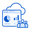 cloud business platform icon