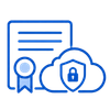 cloud privacy security icon