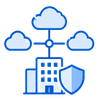 multi cloud security icon