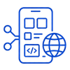 saas digital platform icon